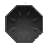 Банный чан 8 граней под самоотделку (Чёрный)