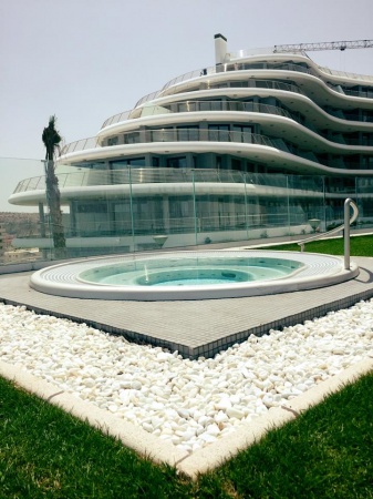 Переливной круглый спа бассейн USSPA Dino Переливной круглый спа бассейн USSPA Dino