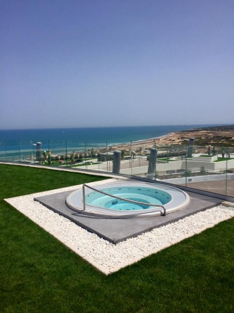 Переливной круглый спа бассейн USSPA Dino Переливной круглый спа бассейн USSPA Dino